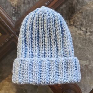 Cozy Blue Crochet Hat for New Born